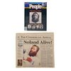 Lot # 777 : CAST AWAY (2000) - 'Noland Alive!" Newspaper and People Magazine