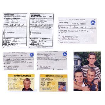 Lot # 780 : CAST AWAY (2000) - Albert Miller (Vince Martin) IDs