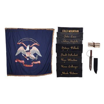 Lot # 805 : COLD MOUNTAIN (2003) - Hero Book, Knife, Union Flag, Set of Letters, Photos and Chairbacks