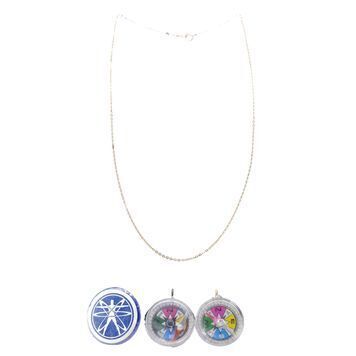 Lot # 812 : CONTACT (1997) - Dr. Ellie Arroway's (Jodie Foster) Toy Compass with Prototype Compass and Chain