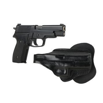 Lot # 840 : DEPARTED, THE (2006) - Colin Sullivan's (Matt Damon) SIG Sauer Pistol and Holster