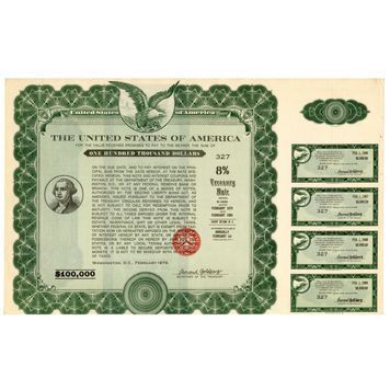 Lot # 844 : DIE HARD (1988) - U.S. Treasury Note