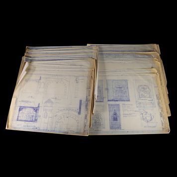 Lot # 847 : DISNEYLAND THEME PARK (1983) - Set of 41 Blueprints for Pinocchio's Daring Journey Ride