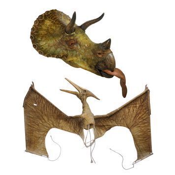 Lot # 860 : DOCTOR WHO: "DINOSAURS ON A SPACESHIP" (T.V. Series, 2012) - BBC Children In Need Collection: Full-size Triceratops Head and SFX Pterodactyl