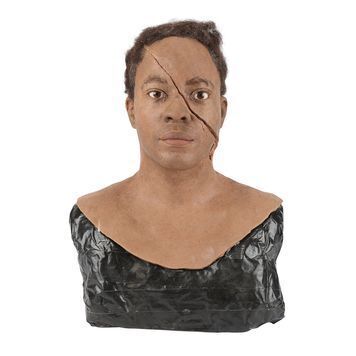Lot # 872 : DOCTOR WHO: THE RETURN OF DOCTOR MYSTERIO - BBC Children In Need Collection: Mr. Brock's (Adetomiwa Edun) Prosthetic Head
