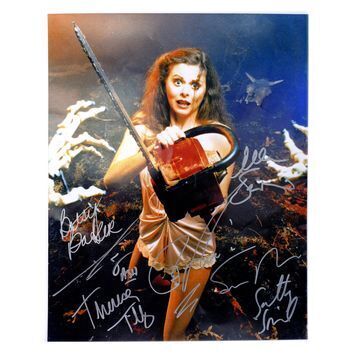 Lot # 886 : EVIL DEAD, THE (1981) - Cast-Autographed Poster