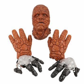 Lot # 891 : FANTASTIC FOUR (2005) - The Thing (Michael Chiklis) Facial Prosthetic and SFX Hands