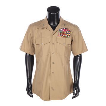 Lot # 894 : FEW GOOD MEN (1992), A - Colonel Nathan Jessop's (Jack Nicholson) Military Shirt and Badges