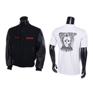 Lot # 926 : FRIDAY THE 13TH PART VII: THE NEW BLOOD (1988) - Mario Kirner Collection: Crew Jacket and Shirt