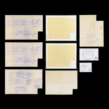 Lot # 931 : JASON X (2001) - Mario Kirner Collection: Set Blueprints and Plans