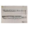 Lot # 936 : FREDDY VS. JASON (2003) - Mario Kirner Collection: Jason's (Ken Kirzinger) Machete Printed Annotated Production Design