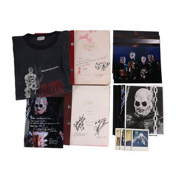 Lot # 992 : HELLRAISER (1987) AND HELLBOUND: HELLRAISER II (1988) - Simon Bamford's Personal Shooting Scripts, Behind-the-scenes Photos and Ephemera