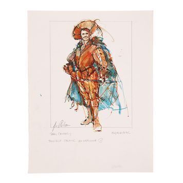 Lot # 997 : HIGHLANDER (1986) - Hand-painted James Acheson Ramirez Costume Design