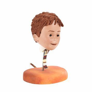 Lot # 1039 : JAMES AND THE GIANT PEACH (1996) - James Stop-motion Puppet Head Display