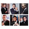Lot # 1040 : JAMES BOND: VARIOUS PRODUCTIONS - Set of Autographed Colour Pictures of James Bond Actors