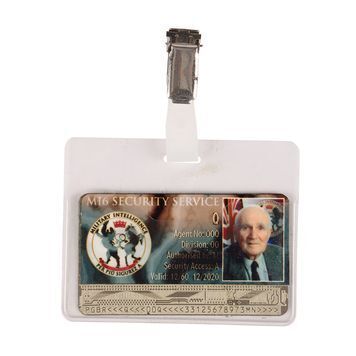 Lot # 1065 : JAMES BOND: THE WORLD IS NOT ENOUGH (1999) - Q's (Desmond Llewelyn) MI6 ID Card
