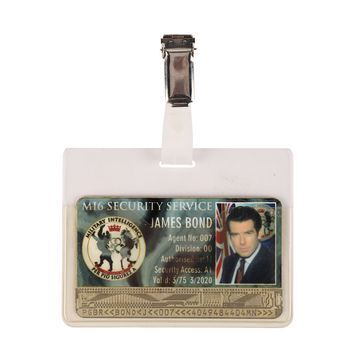 Lot # 1070 : JAMES BOND: THE WORLD IS NOT ENOUGH (1999) & DIE ANOTHER DAY (2002) - James Bond's (Pierce Brosnan) MI6 ID Card