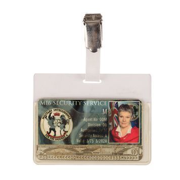 Lot # 1072 : JAMES BOND: THE WORLD IS NOT ENOUGH (1999) & DIE ANOTHER DAY (2002) - M's (Judi Dench) MI6 ID Card