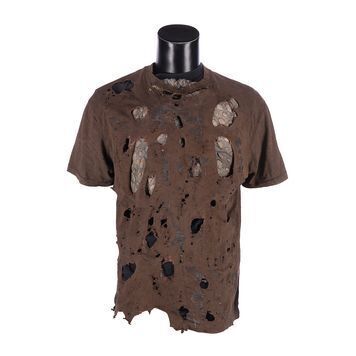 Lot # 1086 : JEEPERS CREEPERS 2 (2003) - The Creeper's (Jonathan Breck) Hero Distressed T-Shirt