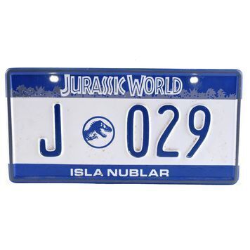 Lot # 1098 : JURASSIC WORLD (2015) - Isla Nublar Licence Plate