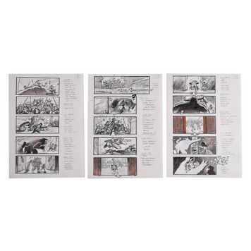 Lot # 1109 : LABYRINTH (1986) - Martin Asbury Storyboards for the Goblin Attack