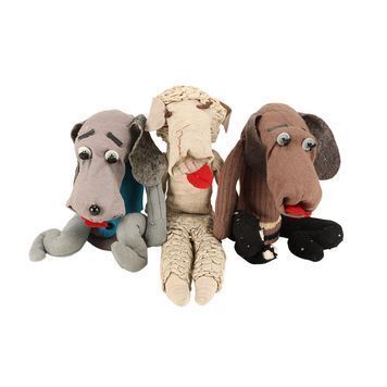 Lot # 1113 : SHARI LEWIS - Lamb Chop and Friends Puppets