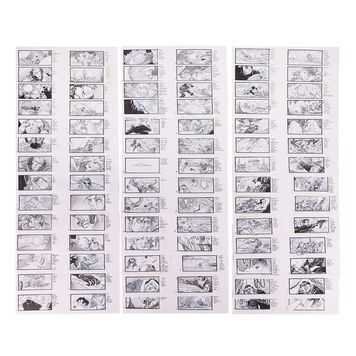 Lot # 1114 : LARA CROFT: TOMB RAIDER (2001) - Martin Asbury Hand-drawn Pencil Storyboards for the Final Sequence