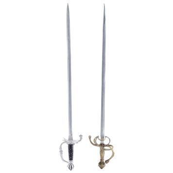 Lot # 1122 : LEGEND OF ZORRO, THE (2005) - Zorro (Antonio Banderas) and Count Armand's (Rufus Sewell) Stunt Swords