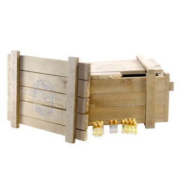 Lot # 1124 : LEGEND OF ZORRO, THE (2005) - Knights of Aragon Crate with Nitroglycerin Vials