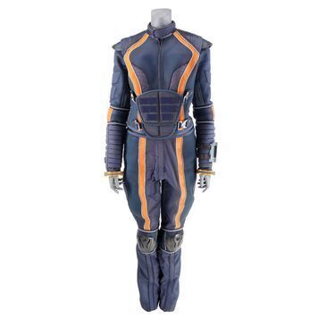 Lot # 1138 : LOST IN SPACE (T.V. SERIES, 2018 - 2022) - Maureen Robinson's (Molly Parker) Spacesuit Components and Wrist Communicator