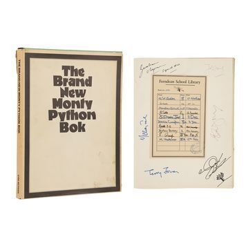 Lot # 1168 : MONTY PYTHON - Cast Autographed Edition of The Brand New Monty Python Bok