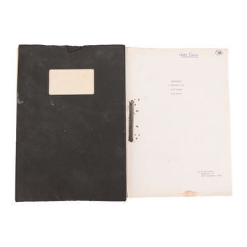 Lot # 1177 : NIGHTBREED (1990) - Geoff Portass' Personal First and Second Draft Scripts