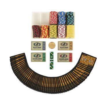 Lot # 1182 : OCEAN'S THIRTEEN (2007) - The Bank Casino Playing Cards, Chips, Plaques, Dice and Coin