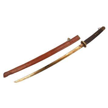 Lot # 1185 : PACIFIC, THE (T.V. SERIES, 2010) - Japanese Officer's Hero Katana and Scabbard