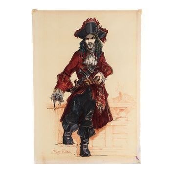 Lot # 1189 : PETER PAN (2003) - Captain Hook (Jason Isaacs) Costume Design