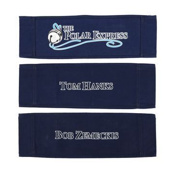 Lot # 1201 : POLAR EXPRESS, THE (2004) - Robert Zemeckis, Tom Hanks and Cast Chair Backs