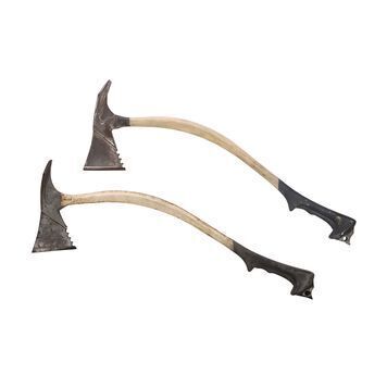 Lot # 1207 : PROMETHEUS (2012) - Dr. Elizabeth Shaw's (Noomi Rapace) Stunt and Hero Axes