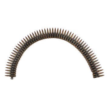 Lot # 1219 : RAMBO: FIRST BLOOD PART II (1985) - John Rambo's (Sylvester Stallone) M60 Ammo Belt