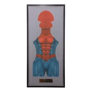Lot # 1282 : SPIDER-MAN (2002) - Spider-Man's (Tobey Maguire) Test Costume Display