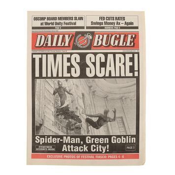 Lot # 1286 : SPIDER-MAN (2002) - 'Times Scare!" Daily Bugle Newspaper Cover