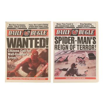Lot # 1287 : SPIDER-MAN (2002) - Two Daily Bugle Newspapers
