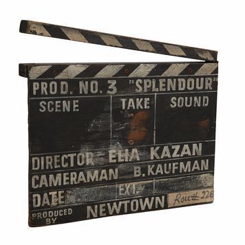 Lot # 1298 : SPLENDOR IN THE GRASS (1963) - Production-used Clapperboard