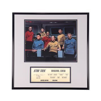 Lot # 1308 : STAR TREK: THE ORIGINAL SERIES (T.V. SERIES, 1966 - 1969) - Cast Autographed Photo