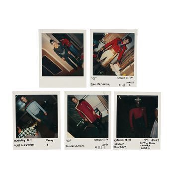 Lot # 1316 : STAR TREK: THE NEXT GENERATION (T.V. Series, 1987-1994) - Set of Five Cast Polaroids