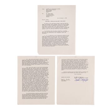Lot # 1383 : STAR WARS: RETURN OF THE JEDI (1983) - Kenny Baker Estate Collection: Kenny Baker and Howard Kazanjian-signed Chapter III Productions Contract