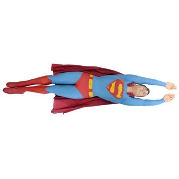Lot # 1425 : SUPERMAN II (1980) - Life-size Flying Superman (Christopher Reeve) Display