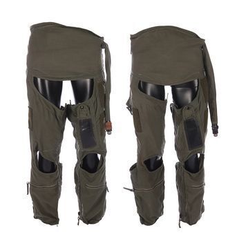 Lot # 1470 : TOP GUN (1986) - Wolfman (Barry Tubb) and Merlin's (Tim Robbins) Flight Trousers