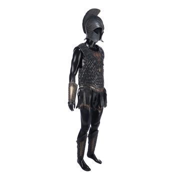 Lot # 1478 : TROY (2004) - Eudorus' (Vincent Regan) Breastplate and Myrmidon Costume