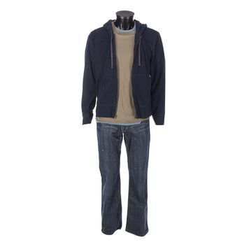 Lot # 1509 : WAR OF THE WORLDS (2005) - Ray Ferrier's (Tom Cruise) Blue Hoodie Costume