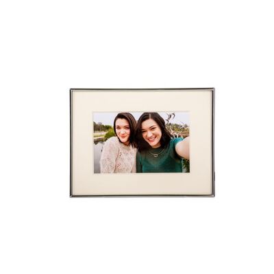 Lot # 37: Soji and Dahj Asha (Isa Briones) Framed Sisters Photo